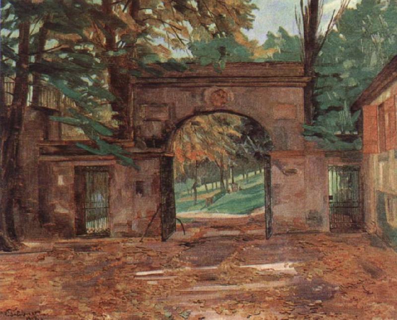 Wilhelm Trubner Neuburg Gates china oil painting image
